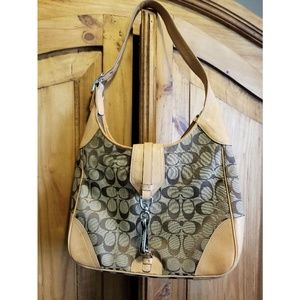 Coach Soho Signature  monogram Vachetta Leather